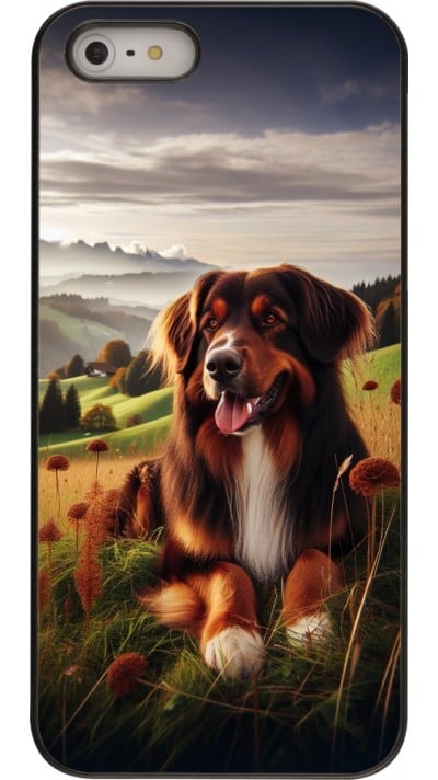 iPhone 5/5s / SE (2016) Case Hülle - Hund Land Schweiz