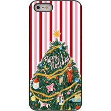 Coque iPhone 5/5s / SE (2016) - Christmas 25 Happy Holiday