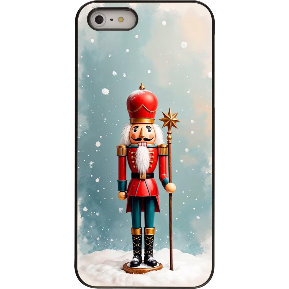Coque iPhone 5/5s / SE (2016) - Christmas 25 Nutcracker Snow