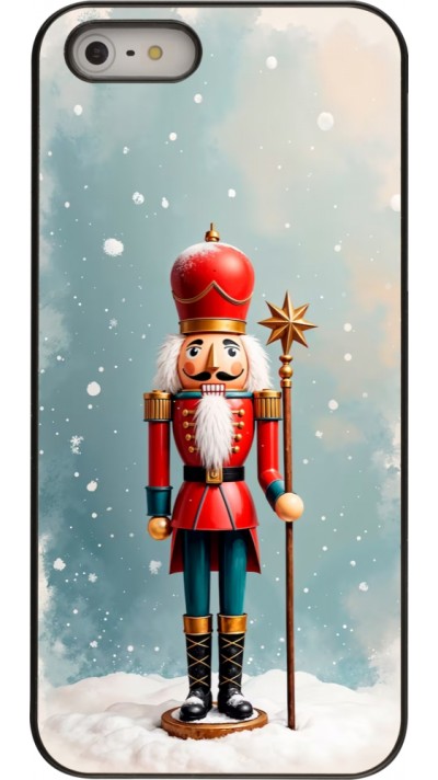 Coque iPhone 5/5s / SE (2016) - Christmas 25 Nutcracker Snow