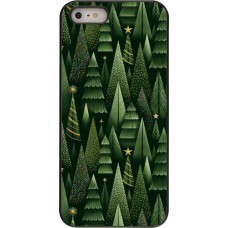 iPhone 5/5s / SE (2016) Case Hülle - Christmas 25 Pattern Xmas Tree