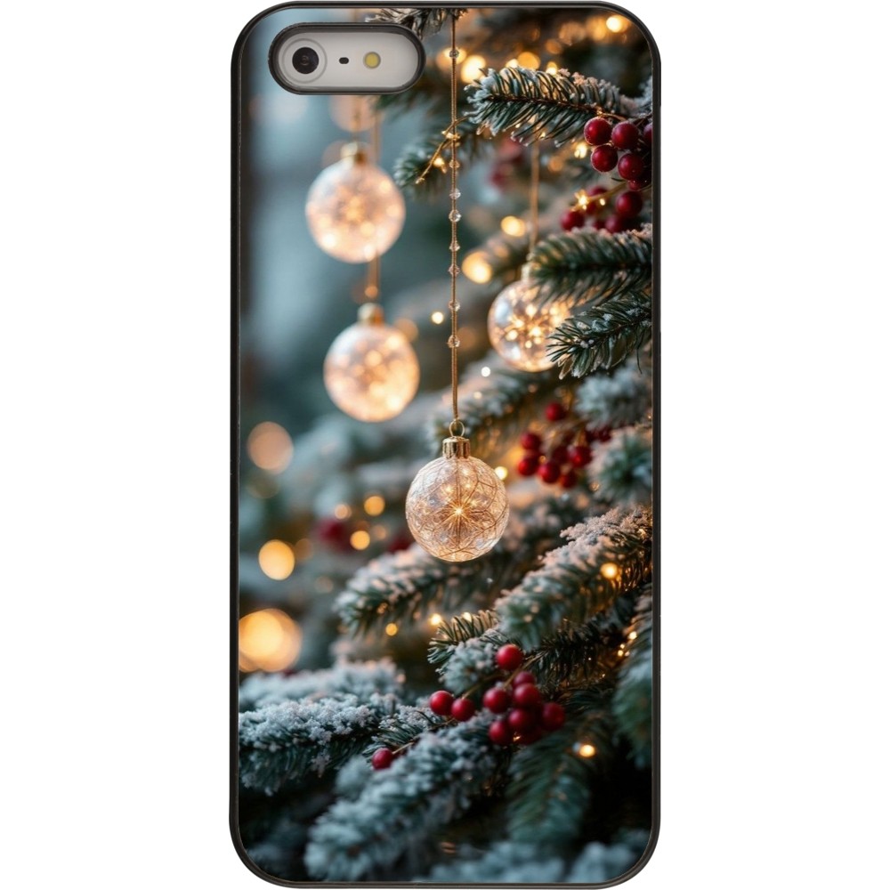 iPhone 5/5s / SE (2016) Case Hülle - Christmas 25 Xmas Decorated Tree