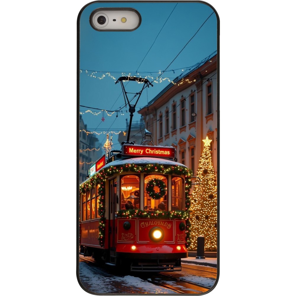 iPhone 5/5s / SE (2016) Case Hülle - Christmas 25 Xmas Train