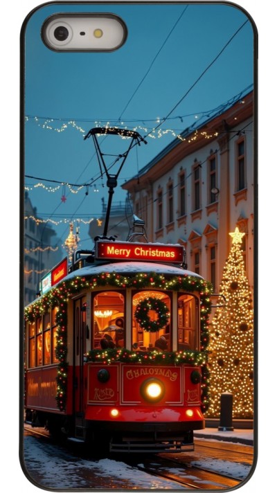 iPhone 5/5s / SE (2016) Case Hülle - Christmas 25 Xmas Train
