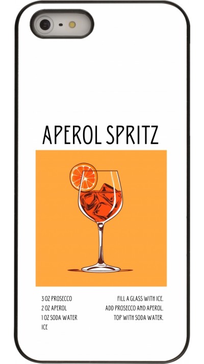 iPhone 5/5s / SE (2016) Case Hülle - Cocktail Rezept Aperol Spritz