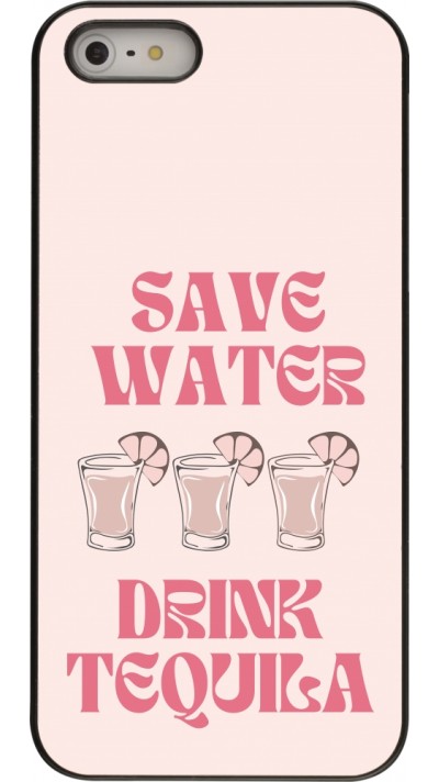 iPhone 5/5s / SE (2016) Case Hülle - Cocktail Save Water Drink Tequila