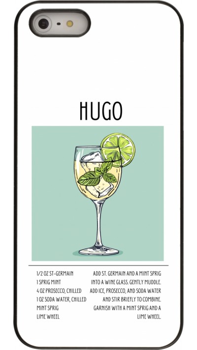 iPhone 5/5s / SE (2016) Case Hülle - Cocktail Rezept Hugo