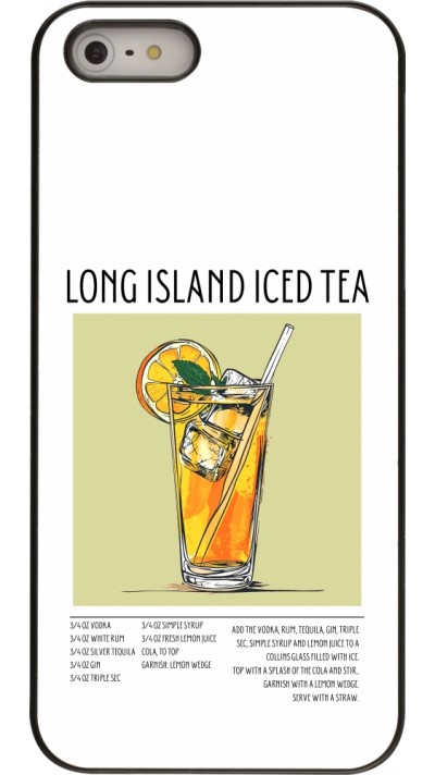 iPhone 5/5s / SE (2016) Case Hülle - Cocktail Rezept Long Island Ice Tea