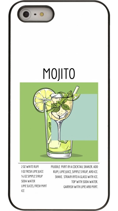 iPhone 5/5s / SE (2016) Case Hülle - Cocktail Rezept Mojito