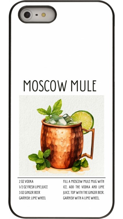 iPhone 5/5s / SE (2016) Case Hülle - Cocktail Rezept Moscow Mule