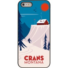 iPhone 5/5s / SE (2016) Case Hülle - Crans-Montana Cabane
