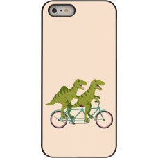 iPhone 5/5s / SE (2016) Case Hülle - Dinosaurs on bikes 2026