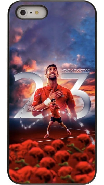 Coque iPhone 5/5s / SE (2016) - Djokovic 23 Grand Slam