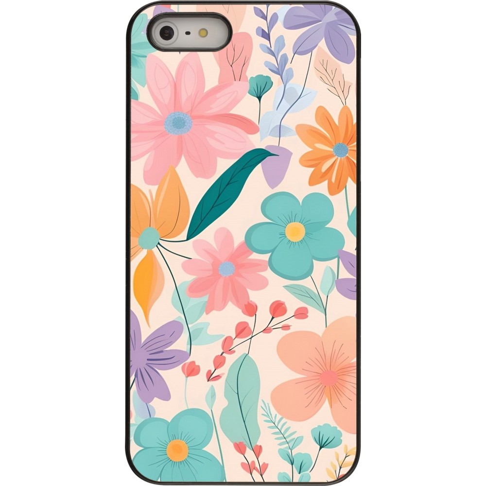 iPhone 5/5s / SE (2016) Case Hülle - Easter 2024 spring flowers