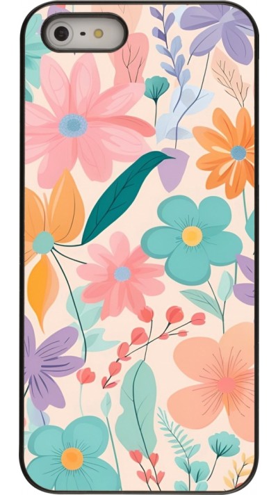 iPhone 5/5s / SE (2016) Case Hülle - Easter 2024 spring flowers