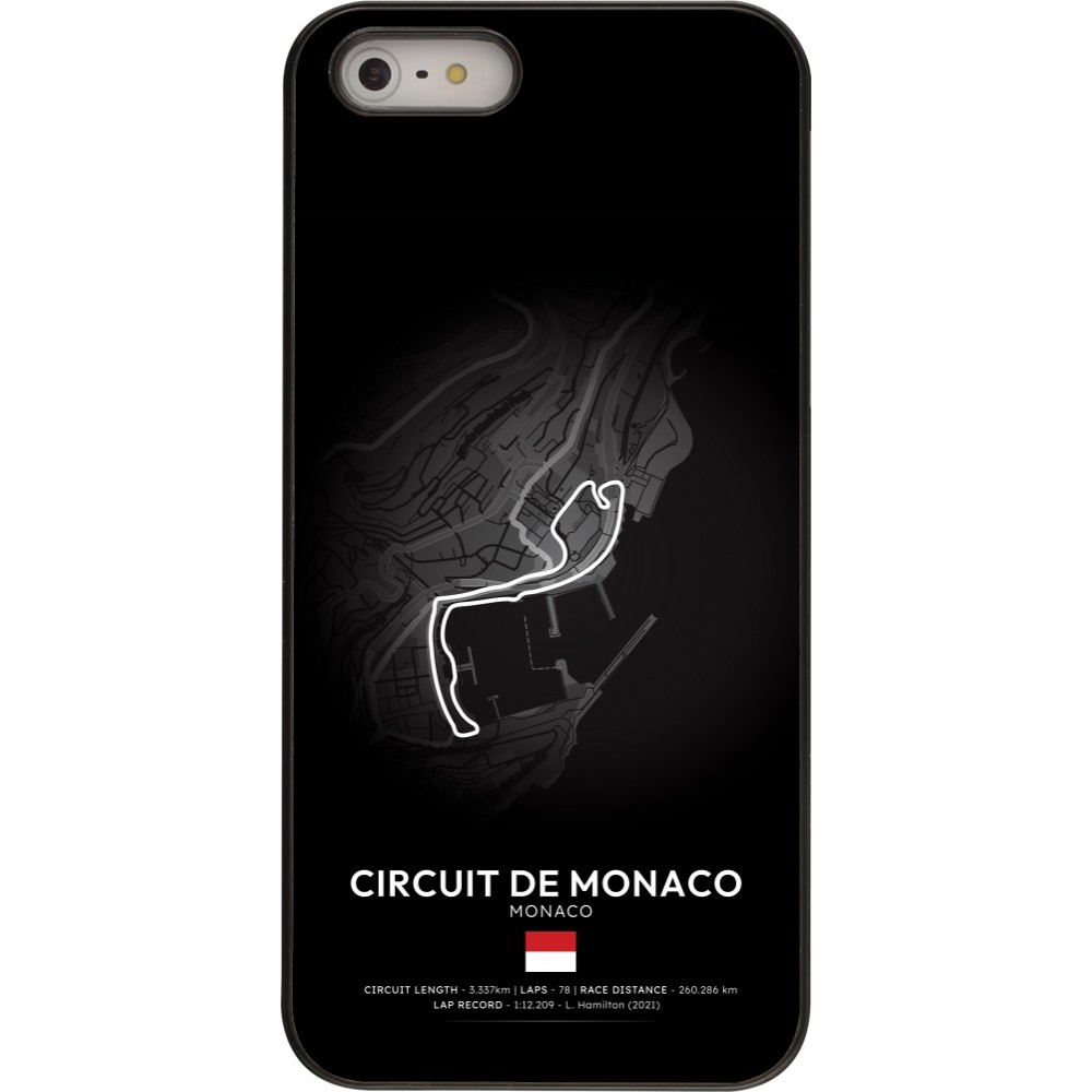 iPhone 5/5s / SE (2016) Case Hülle - F1 Track 2025 Monaco