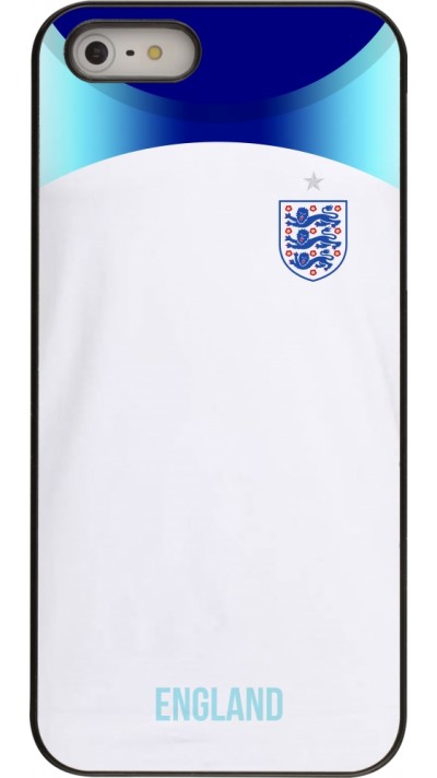 Coque iPhone 5/5s / SE (2016) - Maillot de football Angleterre 2022 personnalisable