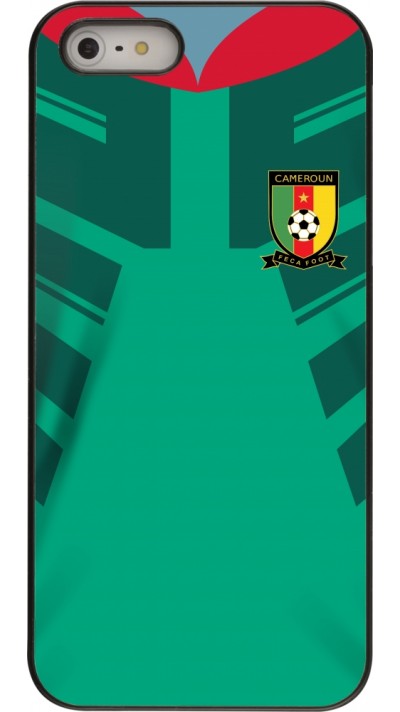 Coque iPhone 5/5s / SE (2016) - Maillot de football Cameroun 2022 personnalisable
