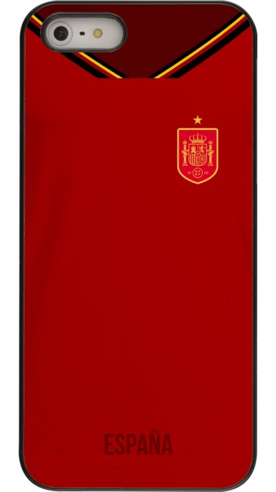 Coque iPhone 5/5s / SE (2016) - Maillot de football Espagne 2022 personnalisable