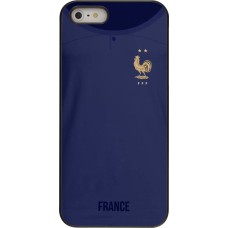 iPhone 5/5s / SE (2016) Case Hülle - Frankreich 2022 personalisierbares Fussballtrikot