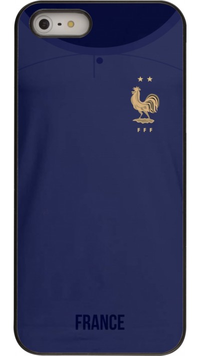 Coque iPhone 5/5s / SE (2016) - Maillot de football France 2022 personnalisable