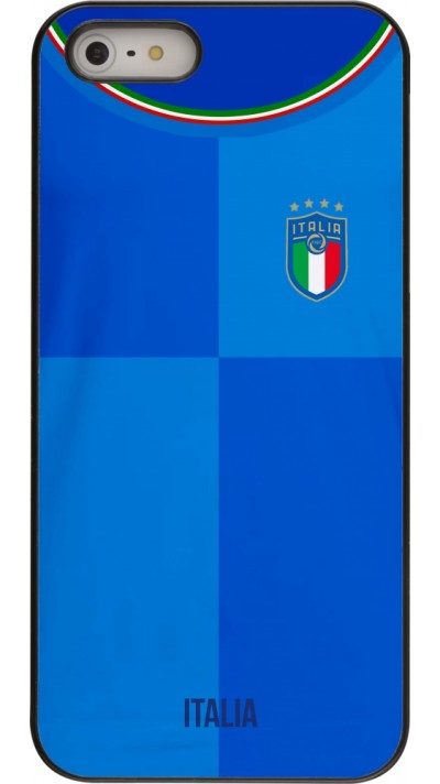 Coque iPhone 5/5s / SE (2016) - Maillot de football Italie 2022 personnalisable