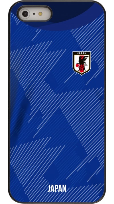 Coque iPhone 5/5s / SE (2016) - Maillot de football Japon 2022 personnalisable