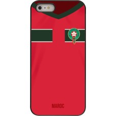 Coque iPhone 5/5s / SE (2016) - Maillot de football Maroc 2022 personnalisable