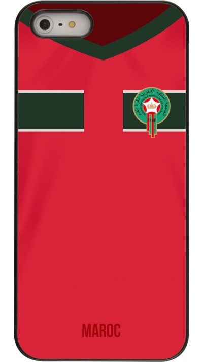 iPhone 5/5s / SE (2016) Case Hülle - Marokko 2022 personalisierbares Fussballtrikot