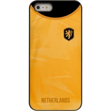 Coque iPhone 5/5s / SE (2016) - Maillot de football Pays-Bas 2022 personnalisable