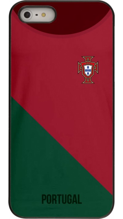 iPhone 5/5s / SE (2016) Case Hülle - Fussballtrikot Portugal2022