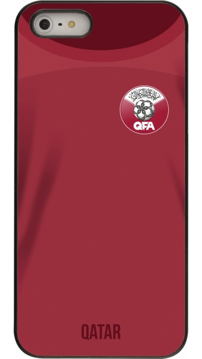 iPhone 5/5s / SE (2016) Case Hülle - Katar 2022 personalisierbares Fussballtrikot