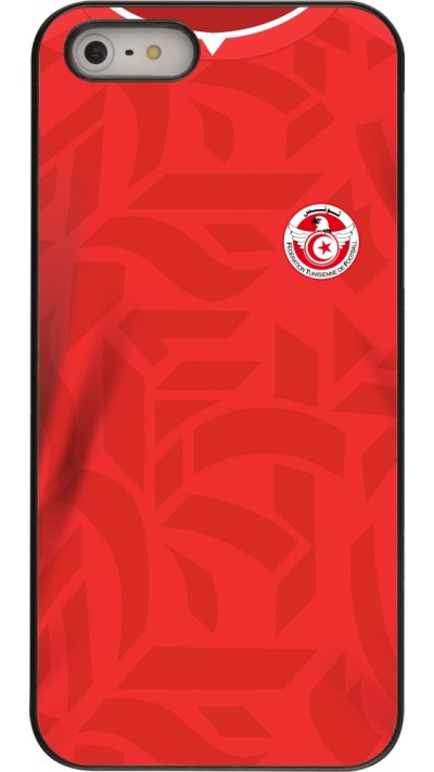 Coque iPhone 5/5s / SE (2016) - Maillot de football Tunisie 2022 personnalisable
