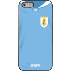 iPhone 5/5s / SE (2016) Case Hülle - Uruguay 2022 personalisierbares Fussballtrikot
