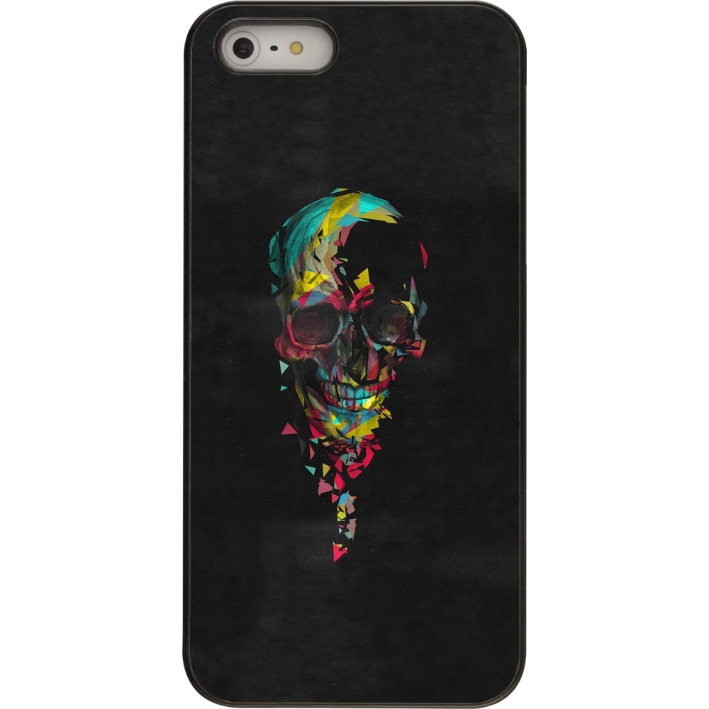 Coque iPhone 5/5s / SE (2016) - Halloween 22 colored skull