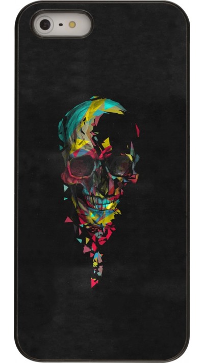 iPhone 5/5s / SE (2016) Case Hülle - Halloween 22 colored skull