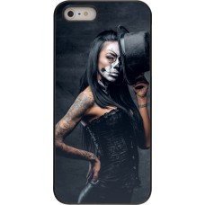 iPhone 5/5s / SE (2016) Case Hülle - Halloween 22 Tattooed Girl