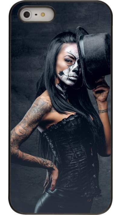 Coque iPhone 5/5s / SE (2016) - Halloween 22 Tattooed Girl