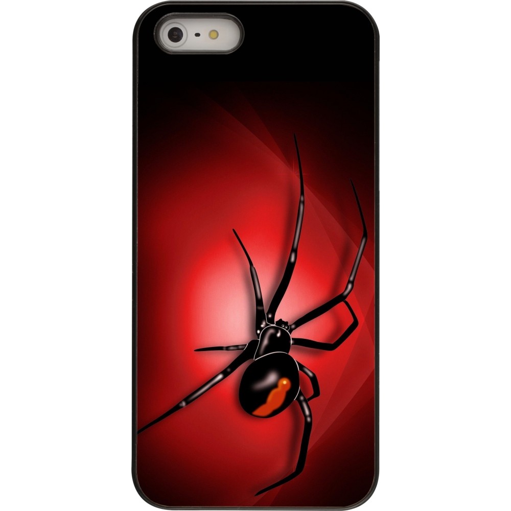 iPhone 5/5s / SE (2016) Case Hülle - Halloween 2023 spider black widow