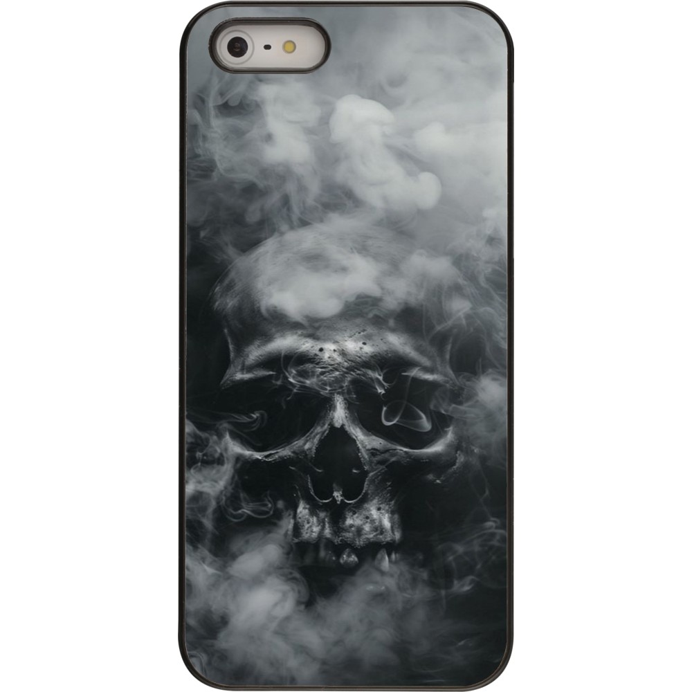 iPhone 5/5s / SE (2016) Case Hülle - Halloween 2024 smoky skull