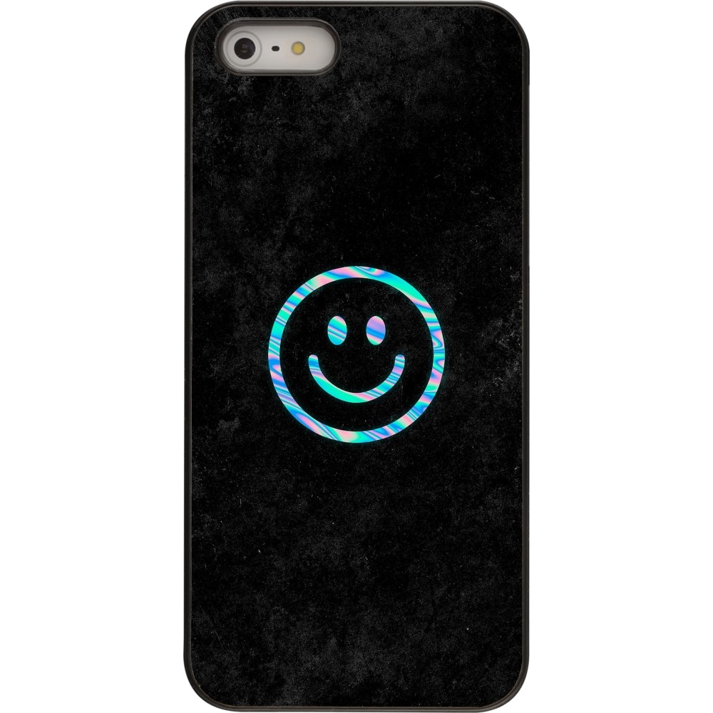 iPhone 5/5s / SE (2016) Case Hülle - Happy smiley irisirt