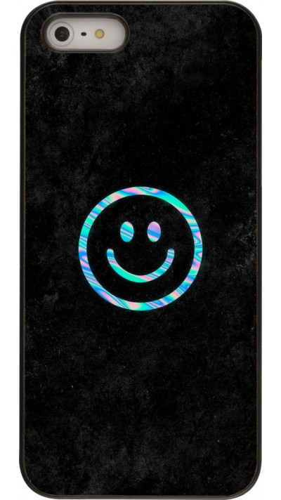Coque iPhone 5/5s / SE (2016) - Happy smiley irisé
