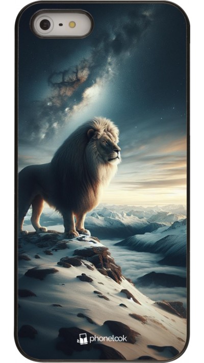 Coque iPhone 5/5s / SE (2016) - Le lion blanc