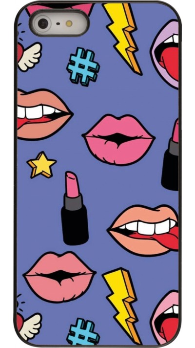 iPhone 5/5s / SE (2016) Case Hülle - Lips and lipgloss