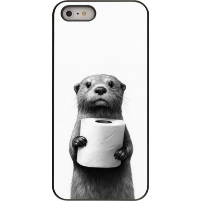 Coque iPhone 5/5s / SE (2016) - Loutre papier de toilette