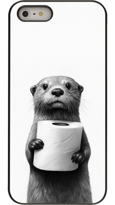 Coque iPhone 5/5s / SE (2016) - Loutre papier de toilette
