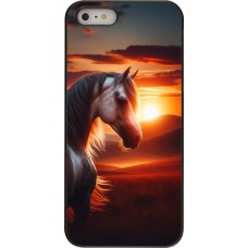 Coque iPhone 5/5s / SE (2016) - Majestic Sunset Horse