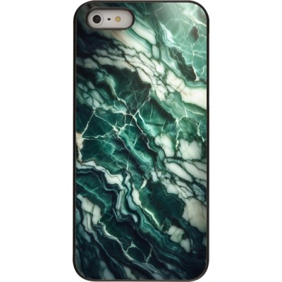 Coque iPhone 5/5s / SE (2016) - Marbre vert majestueux
