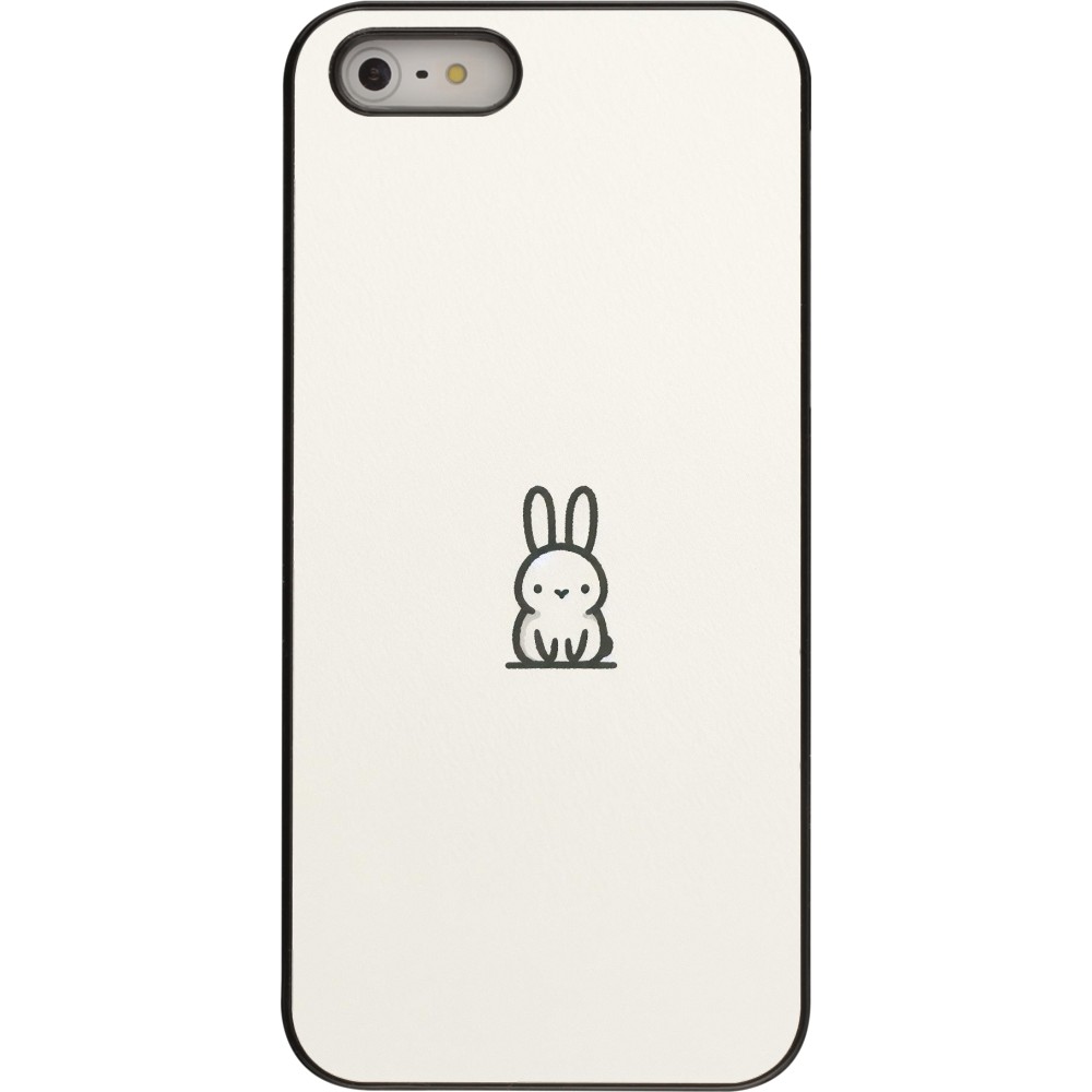 iPhone 5/5s / SE (2016) Case Hülle - Minimal Häschen Süße