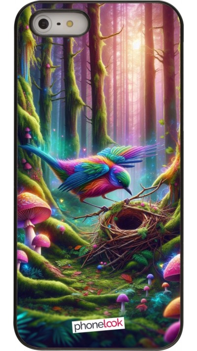 Coque iPhone 5/5s / SE (2016) - Oiseau Nid Forêt